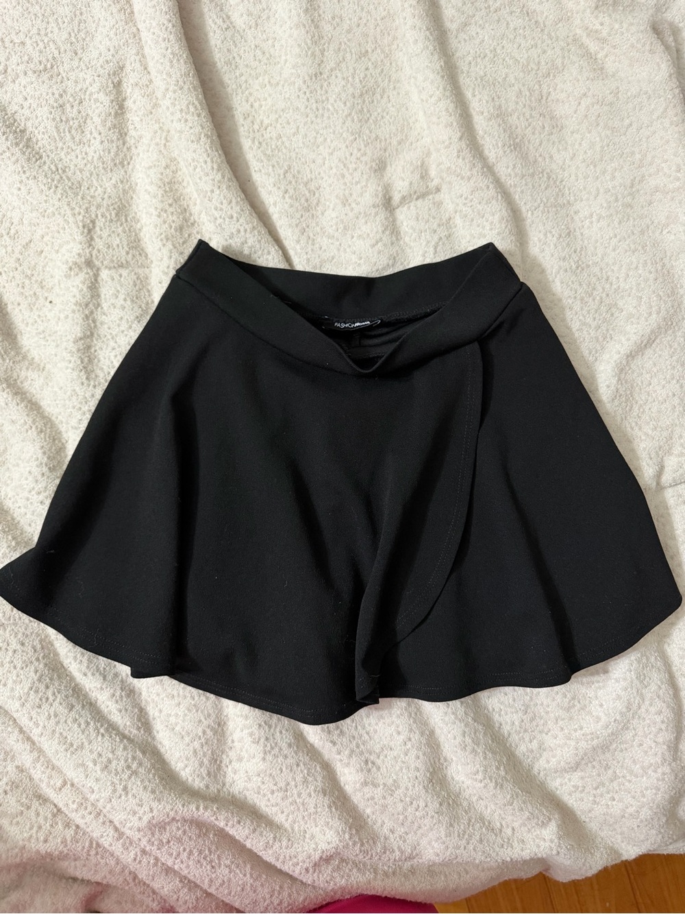 Black Flared Skort Skirt Fashion Nova Small